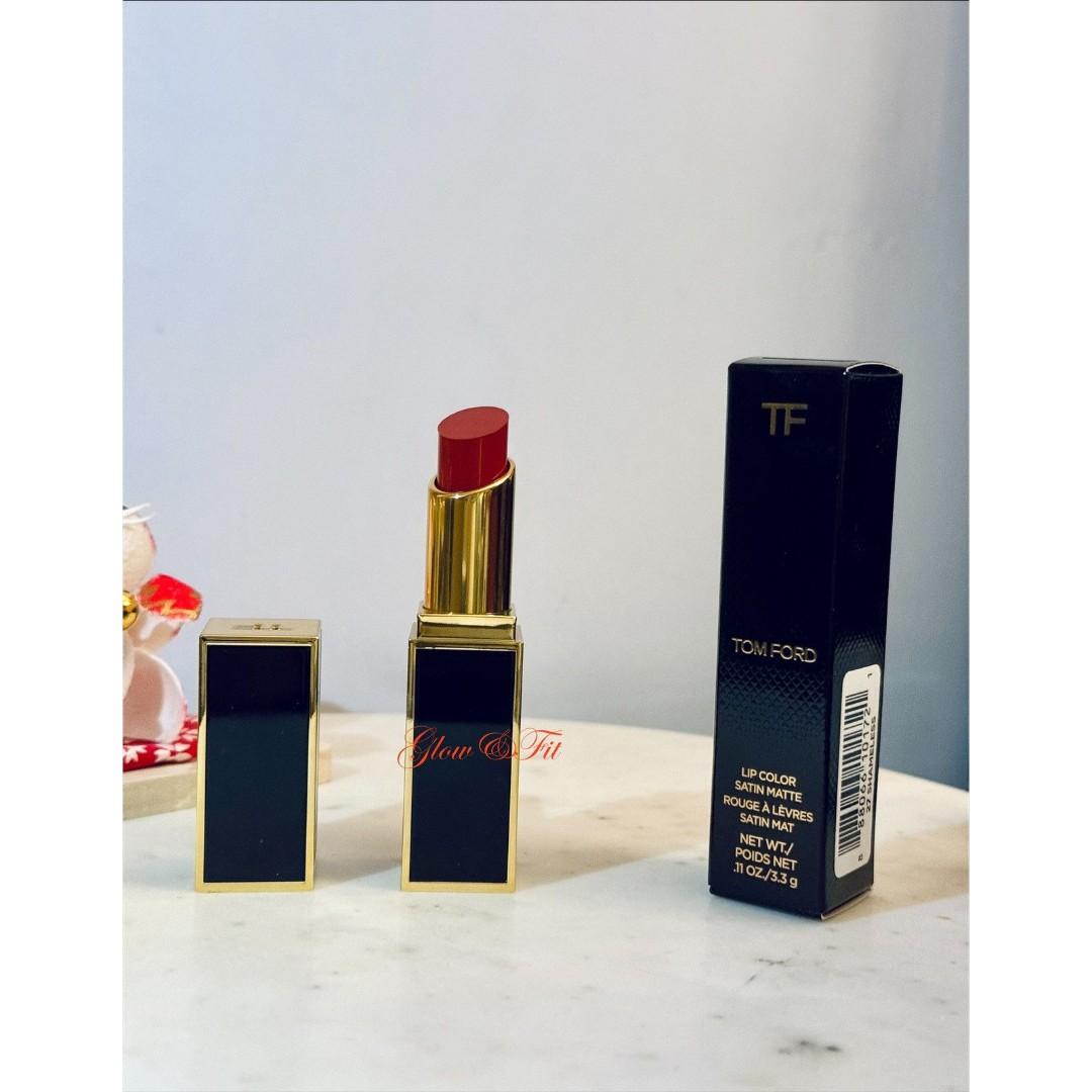 Tom Ford Lip Color Satin Matte Lipstick #27 Shameless Full Size .11oz / 3.3g New