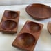 Wooden Pinch bowls and small plates