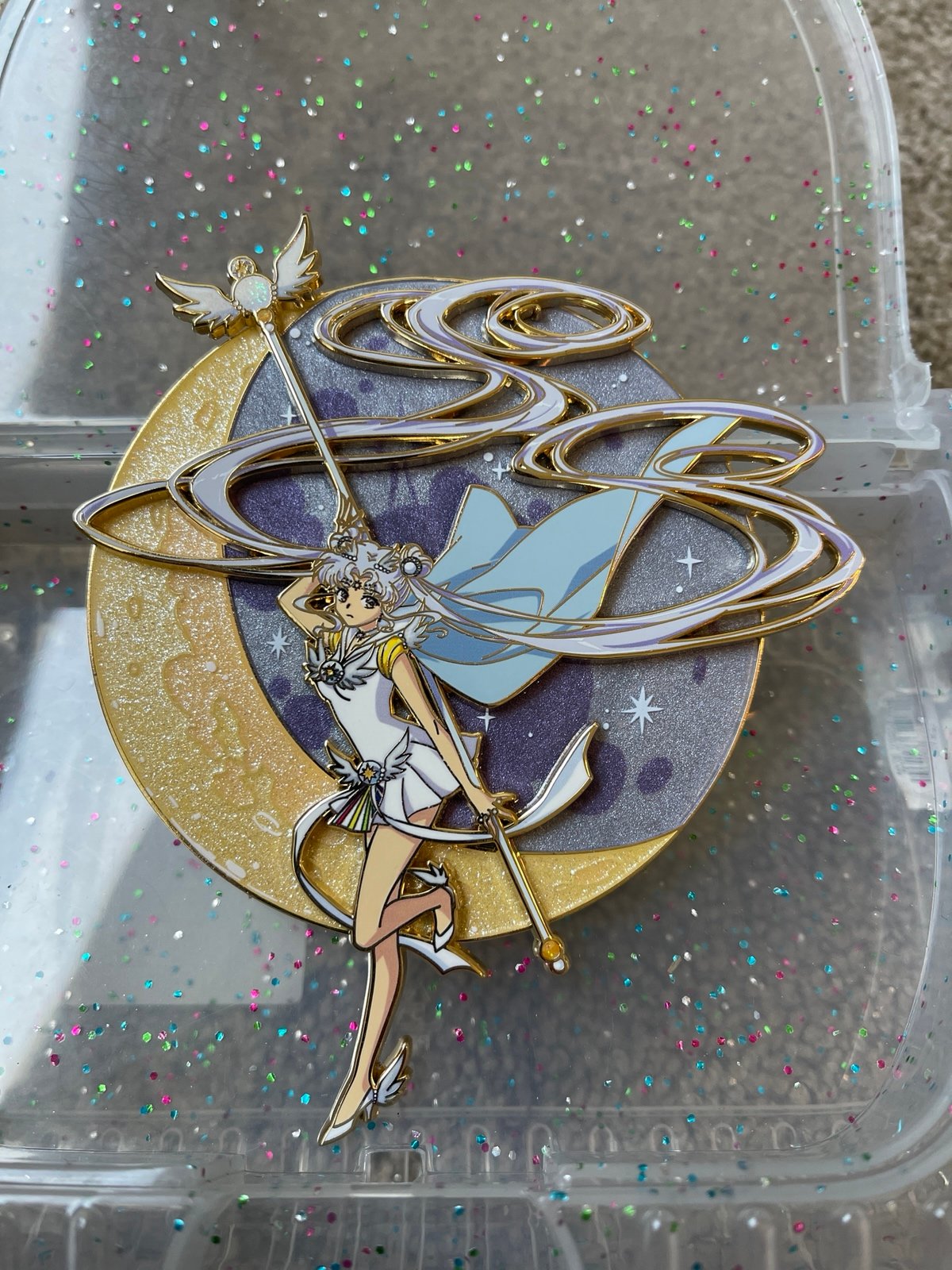 Sailor Moon Sailor Cosmos Fantasy Enamel Pin by Luxy Charm Arts