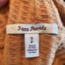 We The Free Juicy Long Sleeve Cowl Neck Waffle Knit Split Back Top Mustard Sweat