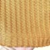 We The Free Juicy Long Sleeve Cowl Neck Waffle Knit Split Back Top Mustard Sweat