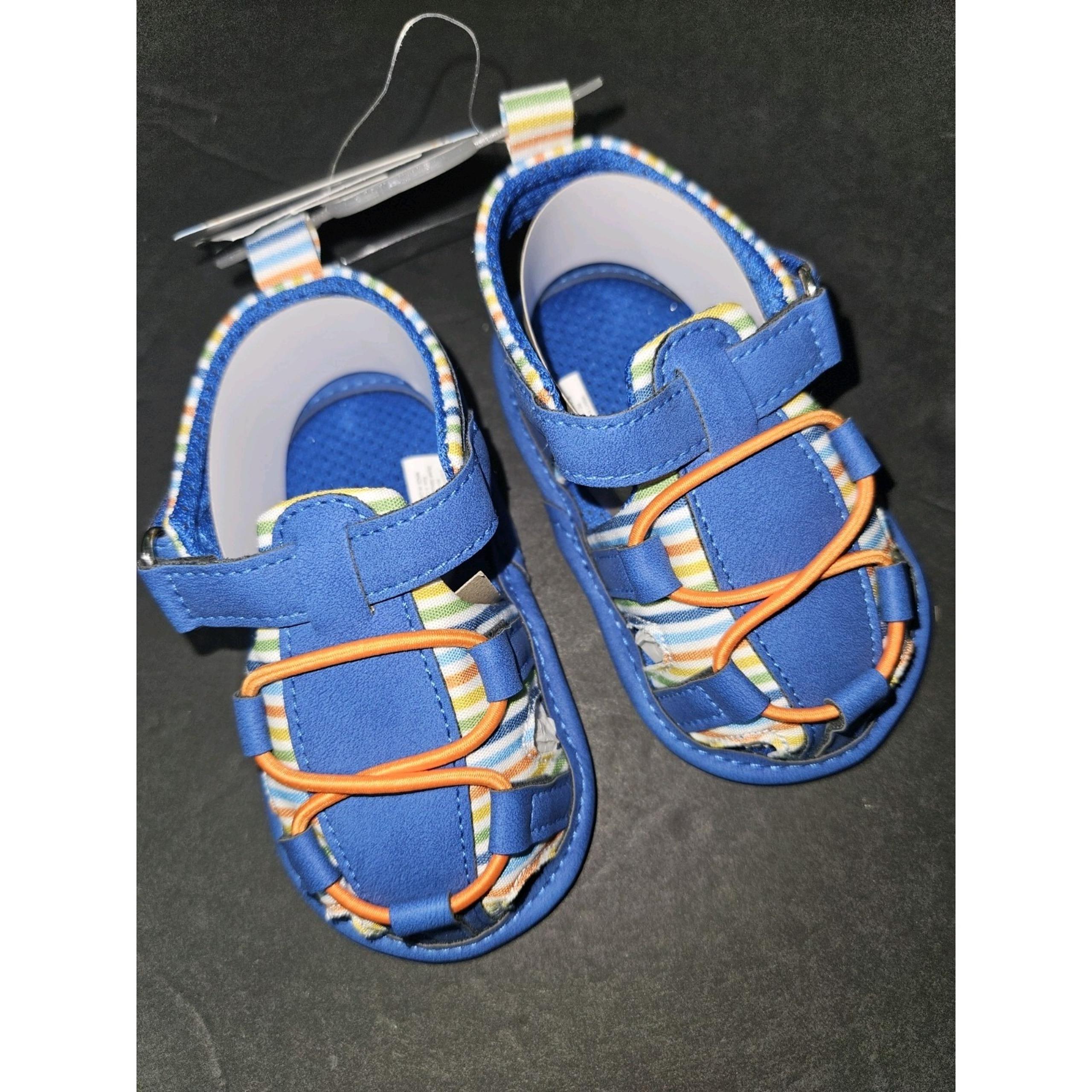 Size 3, 6-9 Mos Stepping Stones Toddler Fisherman Sandals New