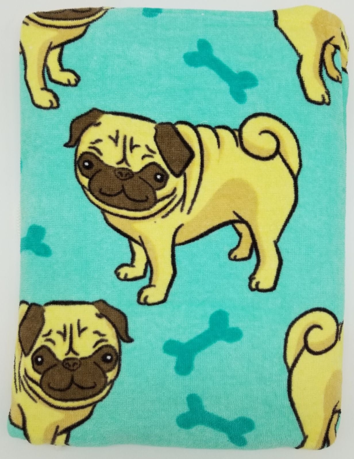 Pug Beach Towel Backpack