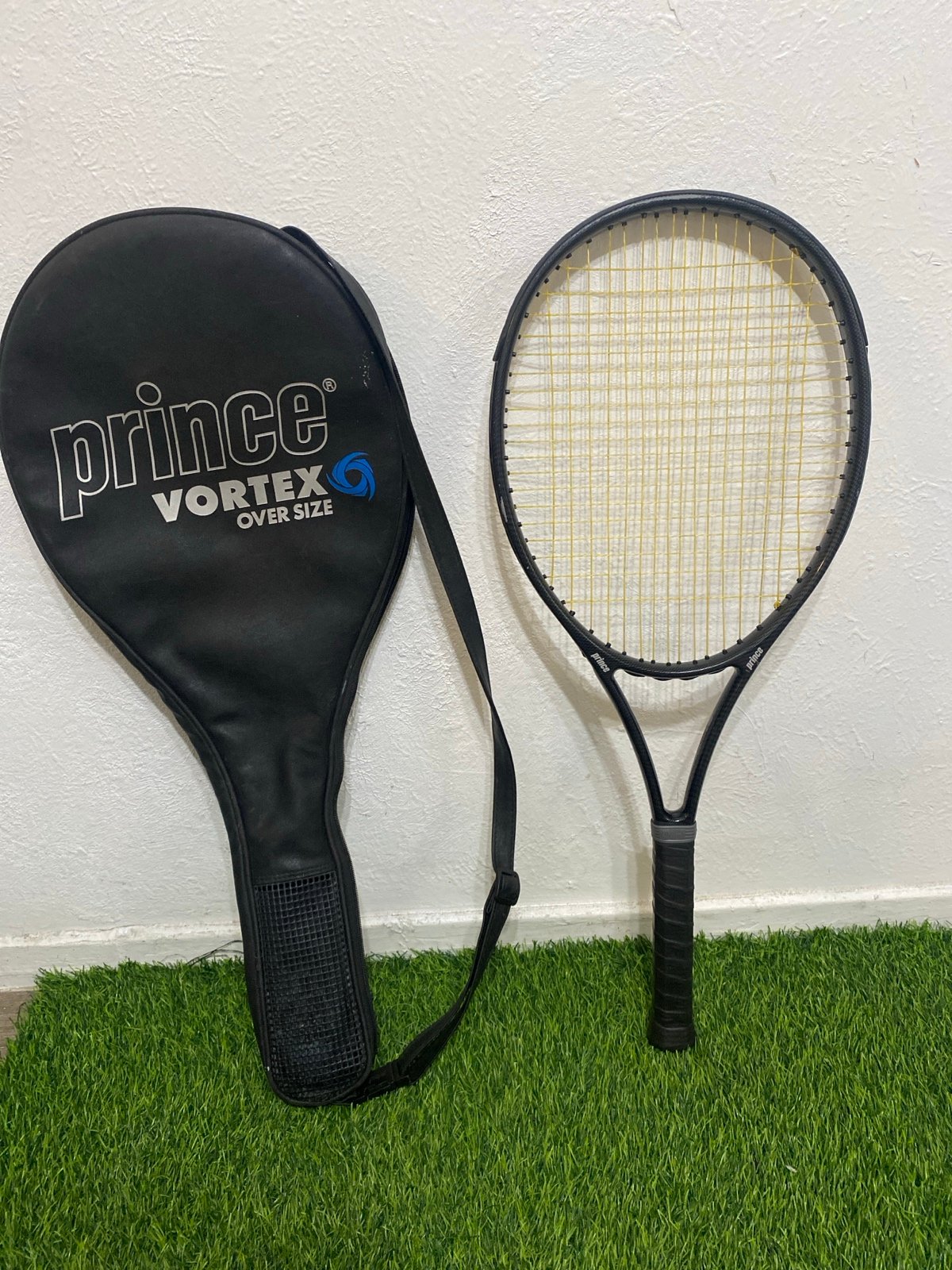 PRINCE VORTEX OVERSIZE TENNIS Racquet W/Cover - 4 1/4 Racket