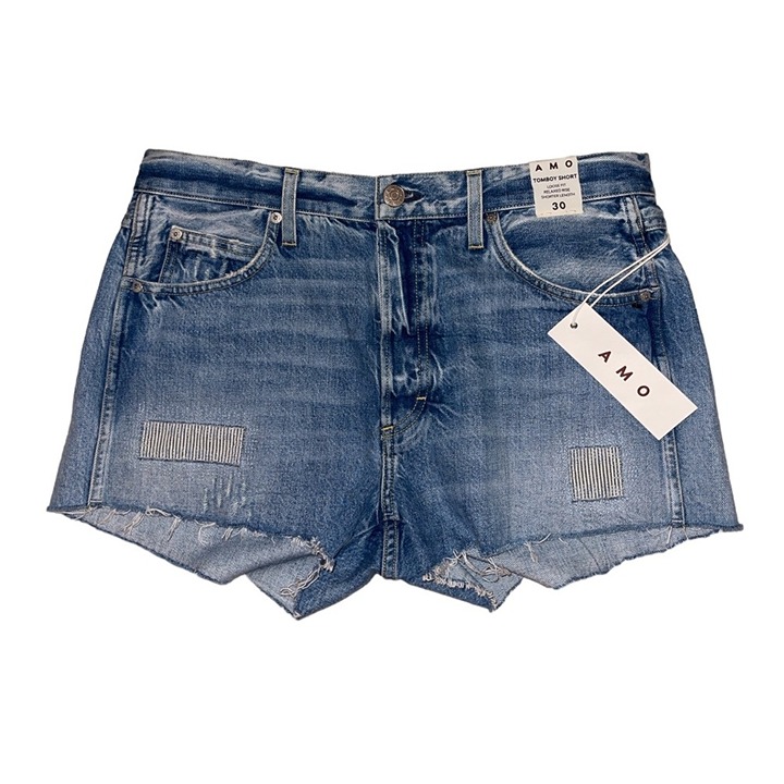 AMO NWT Tomboy Shorts in loved to pieces wash women’s size 30