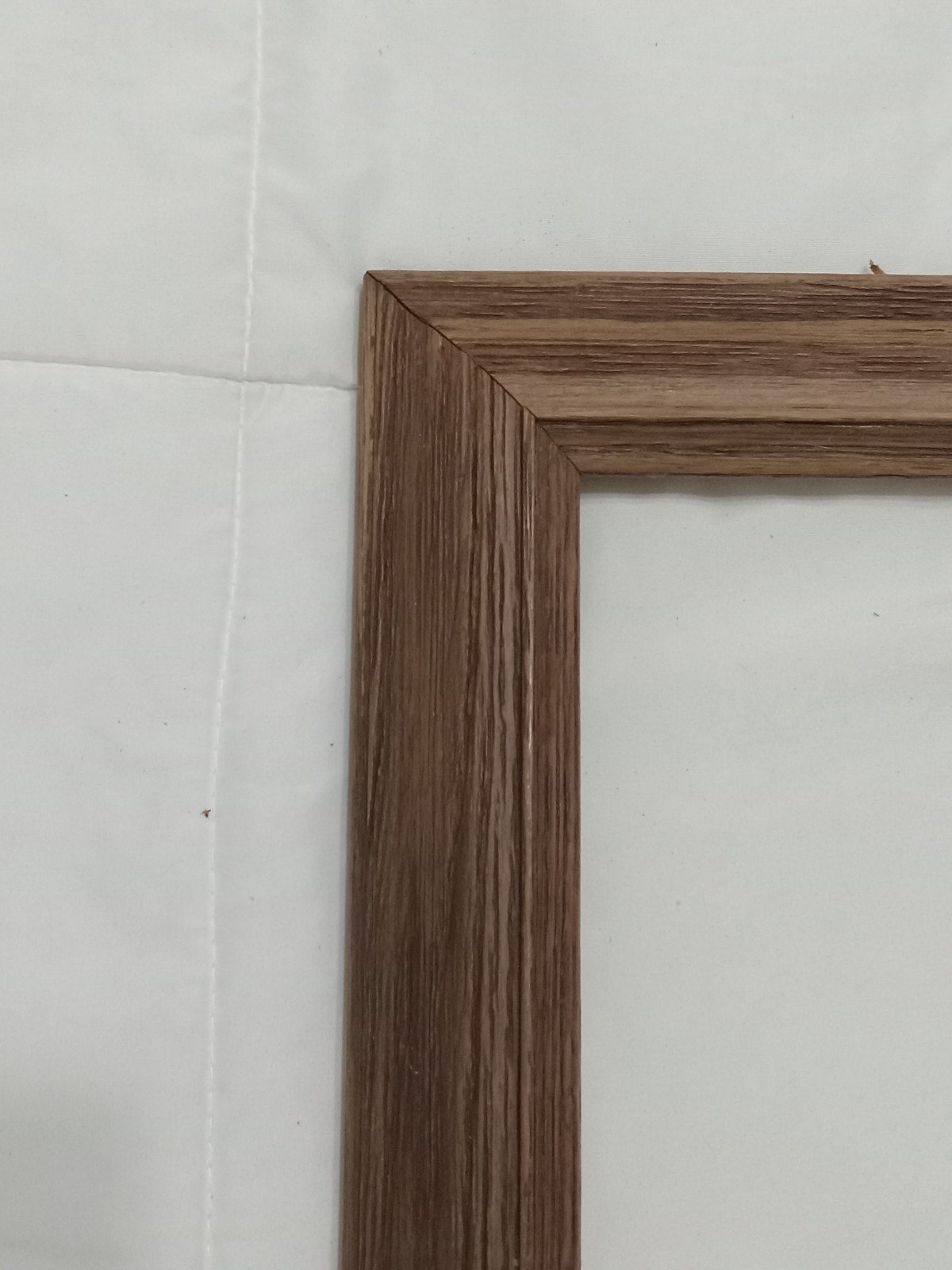 Large VTG MCM QUARTER SAWN WOOD GRAIN WIDE PICTURE FRAME 24x30
