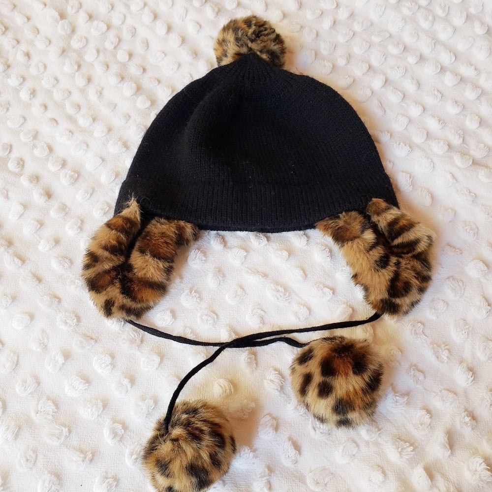 Kate Spade furry hat