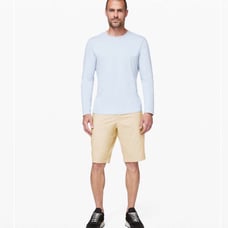 Lululemon Commission Short Qwick Oxford 11 *Relaxed White / Tofino Sand