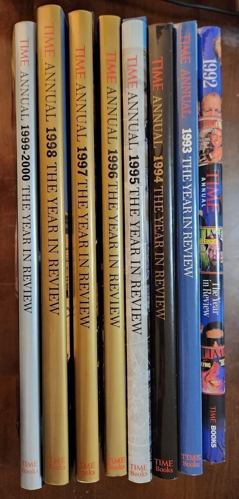 8 Time Annual Hardcover Set of 1992 - 2000