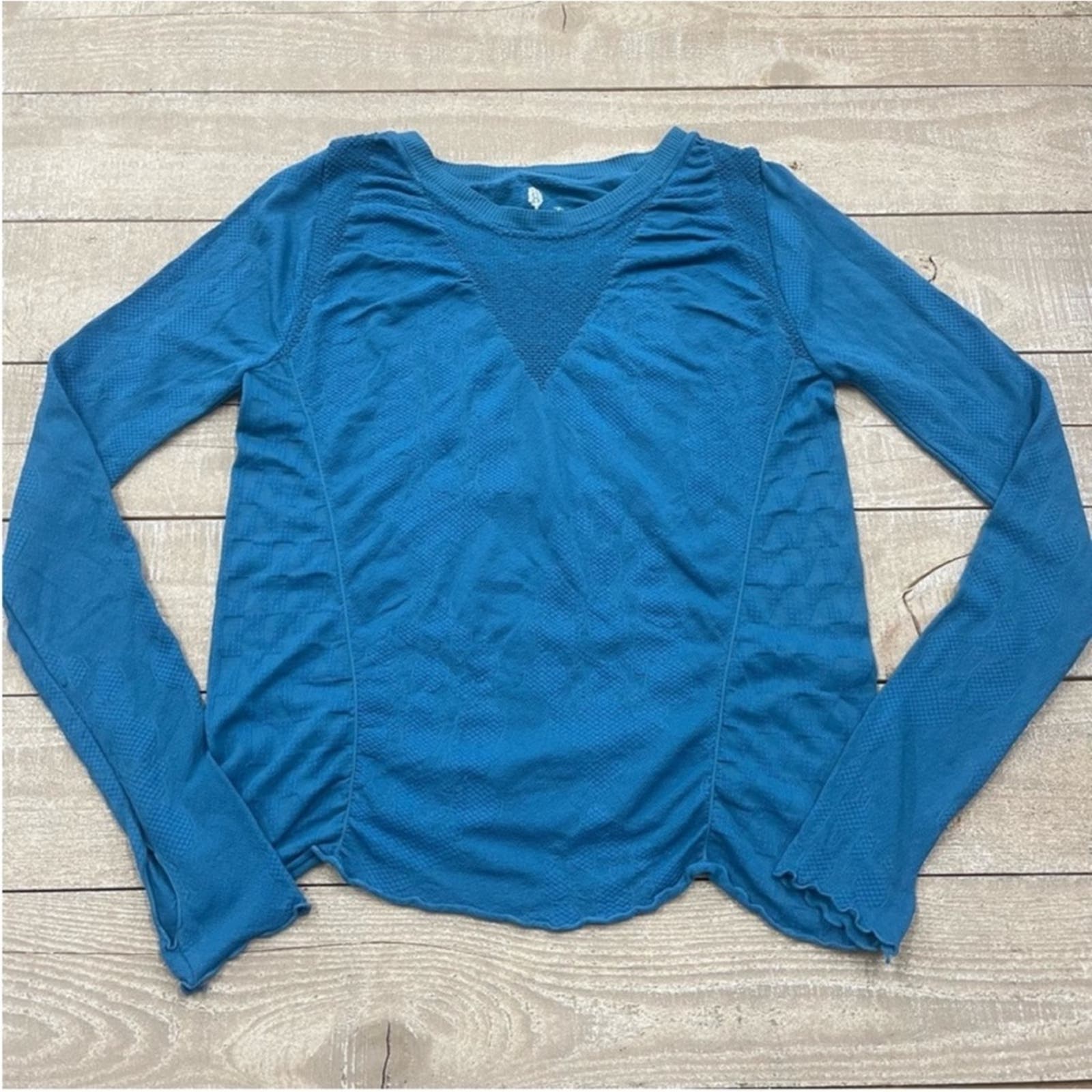 Free People Movement Textured Long Sleeve