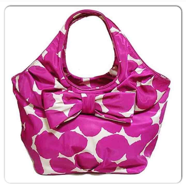 New Kate Spade Splodge Dot Tate Bow Bag