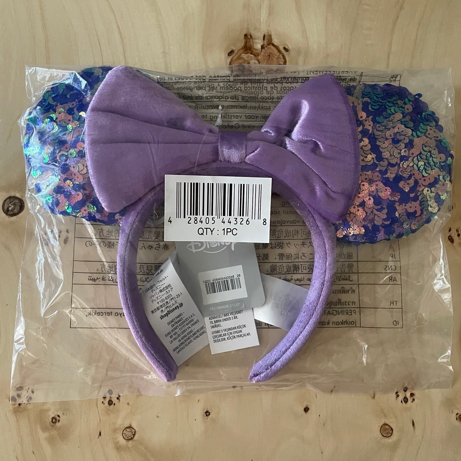 Disney Parks Amethyst Minnie Ear Headband