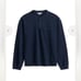 Alex Mill Blue Collar Henley Cotton Long Sleeve
