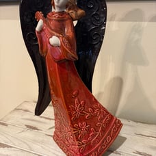 Dillard's Imaxco Angel Figurine Ceramic