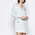 Joie Abnar Flare Sleeve 100% Silk Chiffon Dress Light Mint Green. Size 6. EUC!