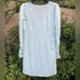 Joie Abnar Flare Sleeve 100% Silk Chiffon Dress Light Mint Green. Size 6. EUC!
