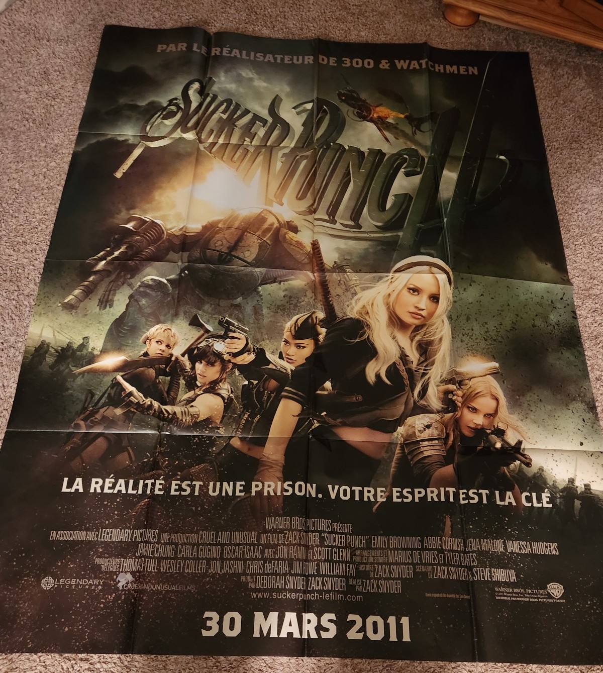 Original French Sucker Punch movie poster