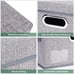 Foldable Linen Fabric Storage Boxes -5pack-AB1
