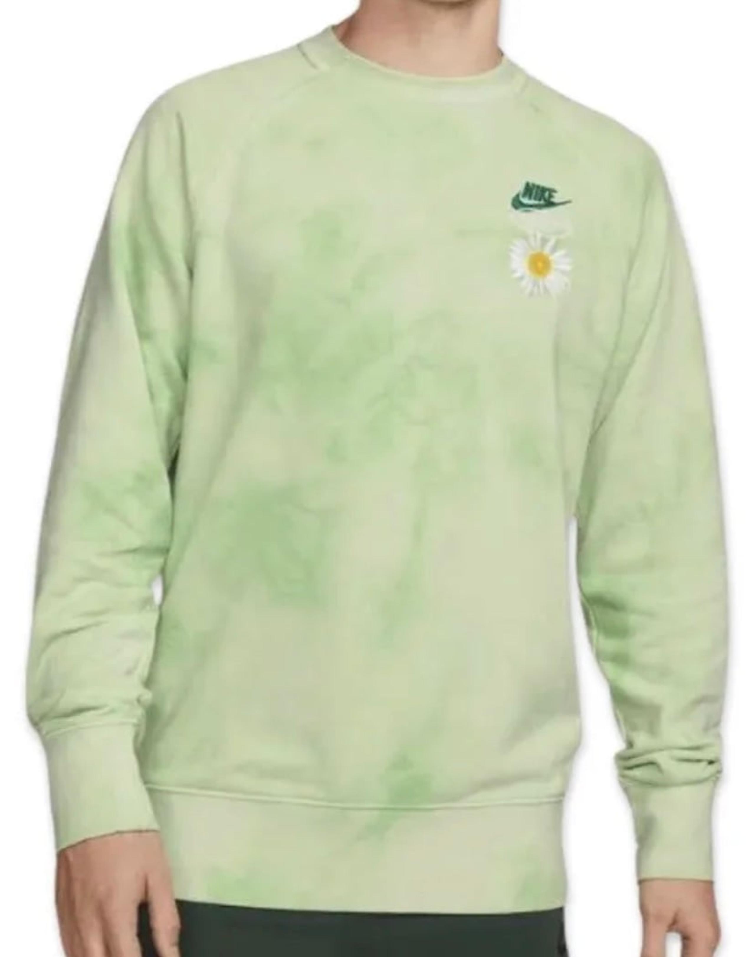 Men's Nike Vivid Green Sportswear Crewneck Sweatshirt (DM5010 332) Large