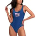 NFL New York Giants G-III 4Her Royal Making Waves One-Piece Swimsuit Sz L Women