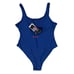 NFL New York Giants G-III 4Her Royal Making Waves One-Piece Swimsuit Sz L Women