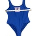 NFL New York Giants G-III 4Her Royal Making Waves One-Piece Swimsuit Sz L Women