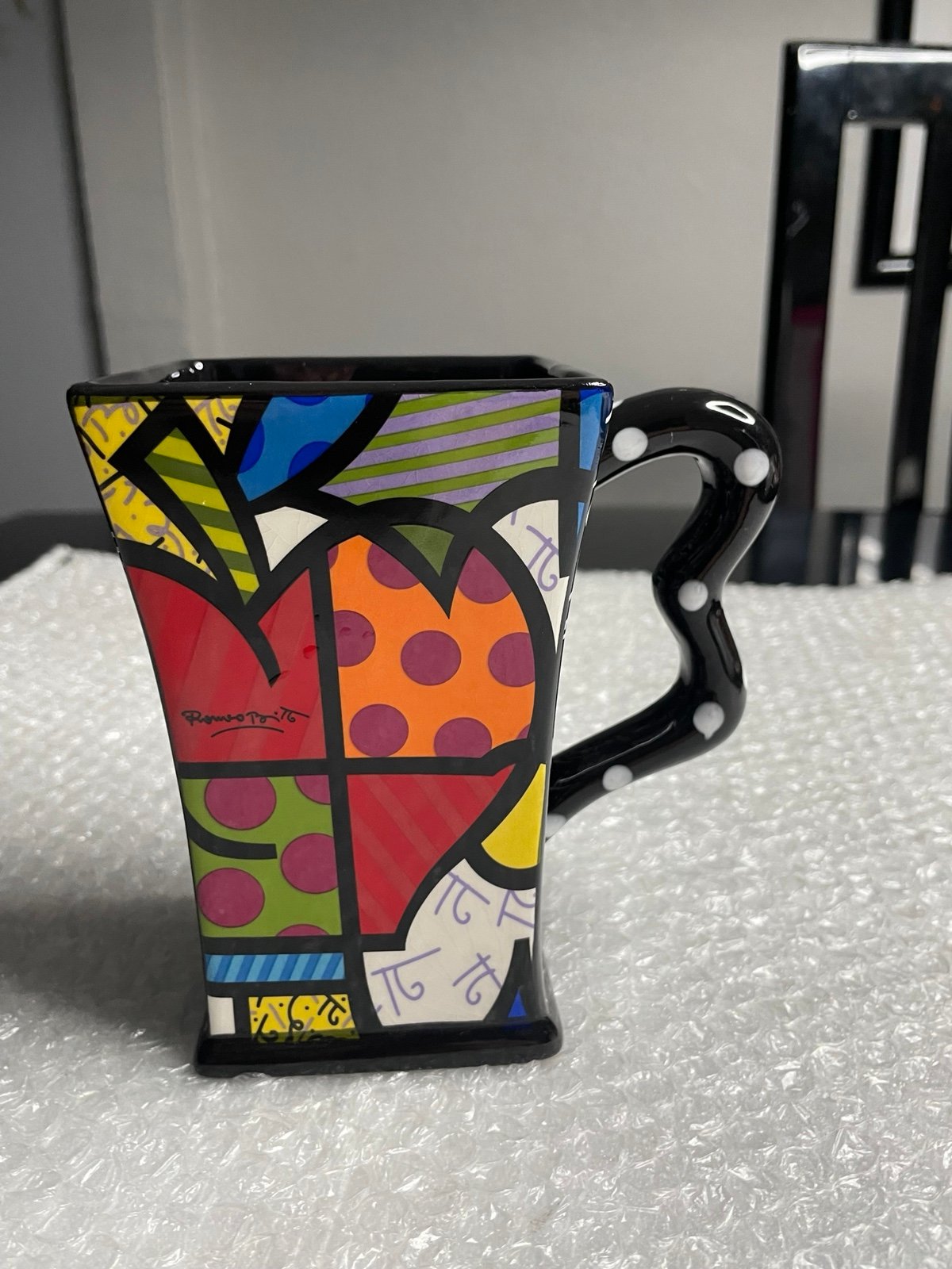 ROMERO BRITTO 2008 Square Mug