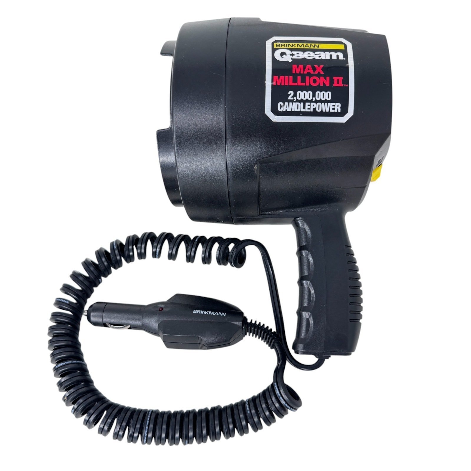 Brinkmann Qbeam Max Million II 2 Million Maxpower Spotlight with 12V DC Adapter