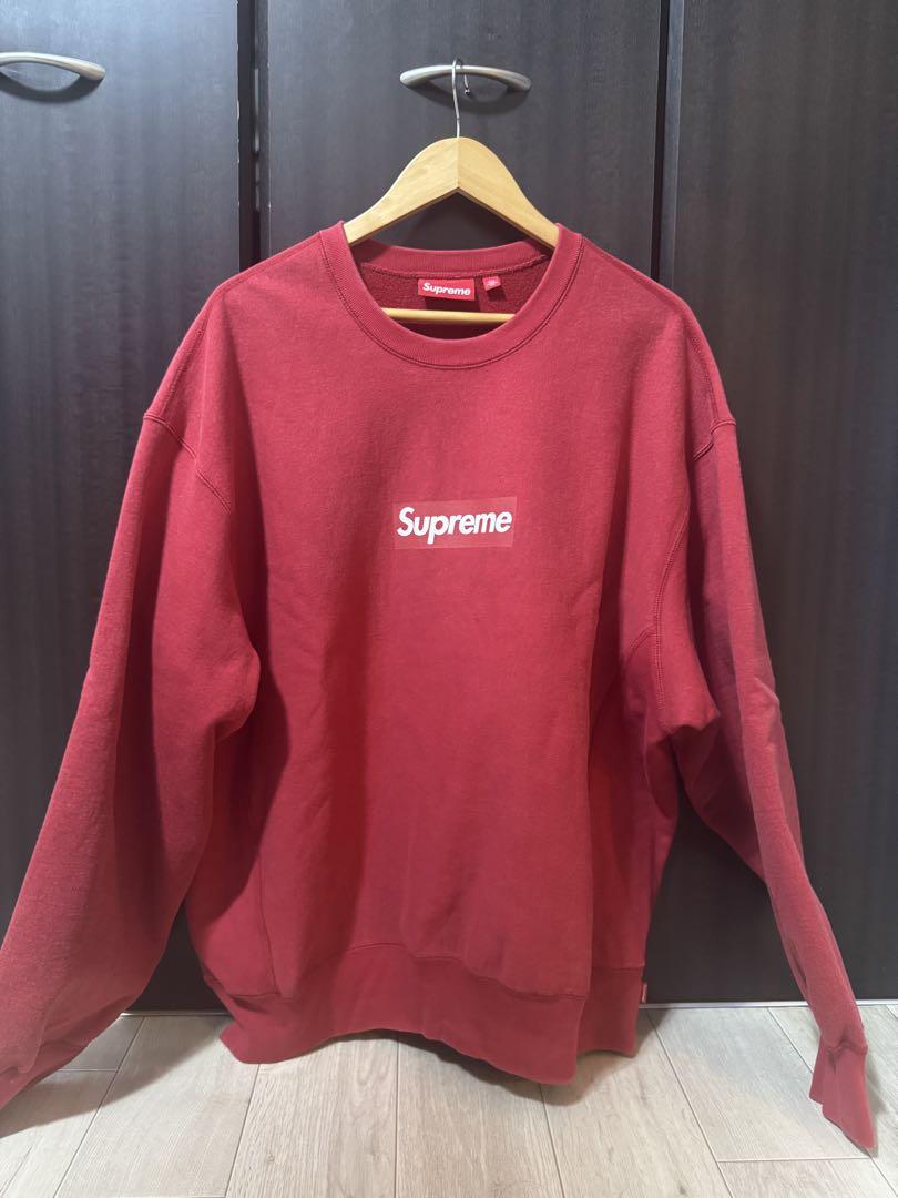 Supreme Washed Box Logo Crewneck