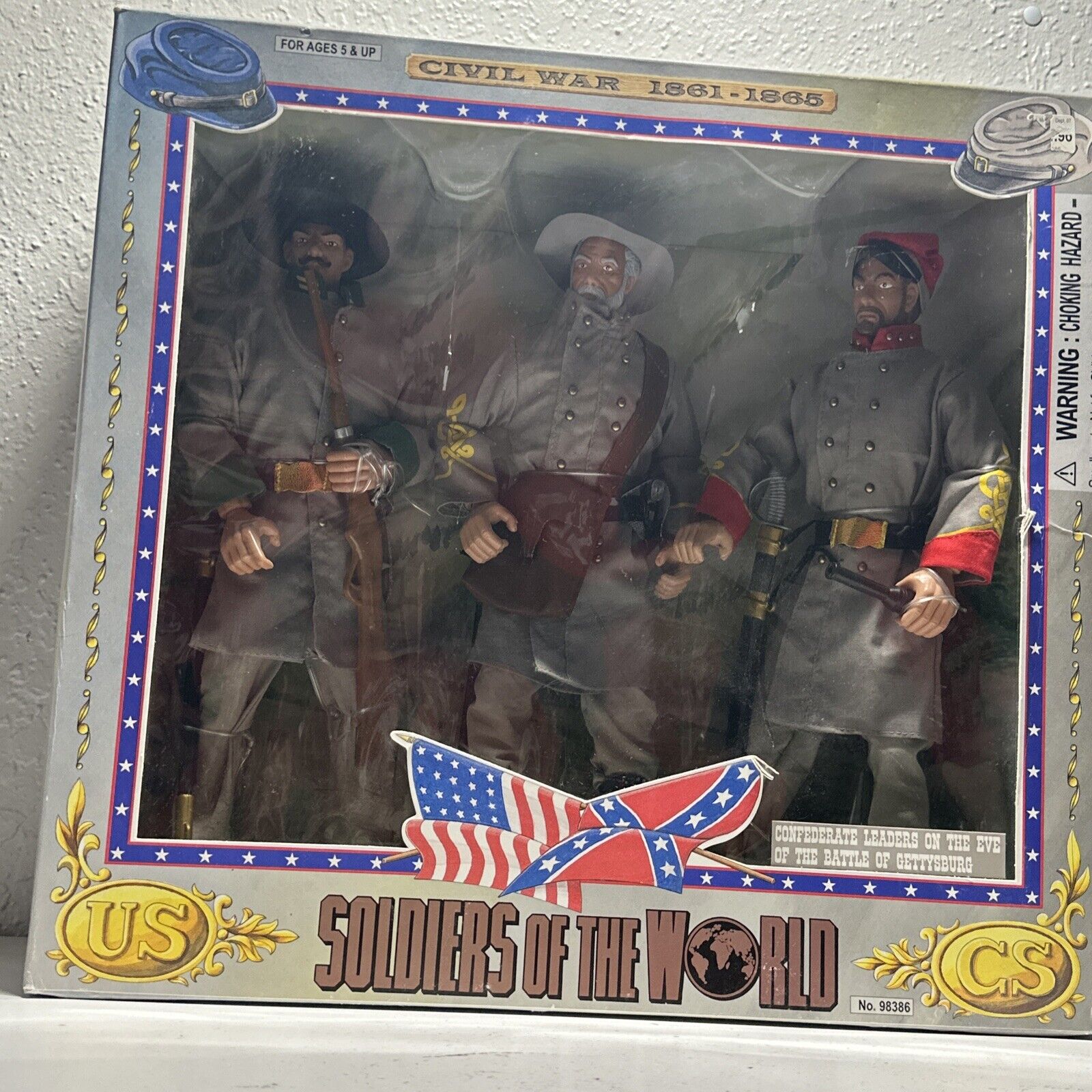 Civil War Soldiers Of The World Figurine Set Confederate Soldiers 1861-1865