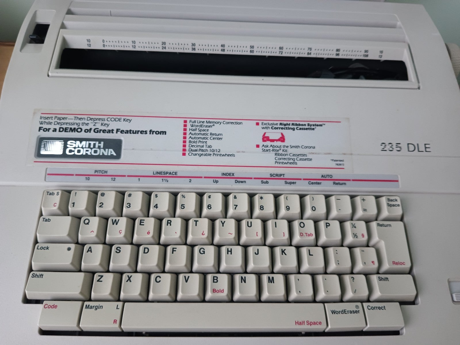 Portable Electric Typewriter