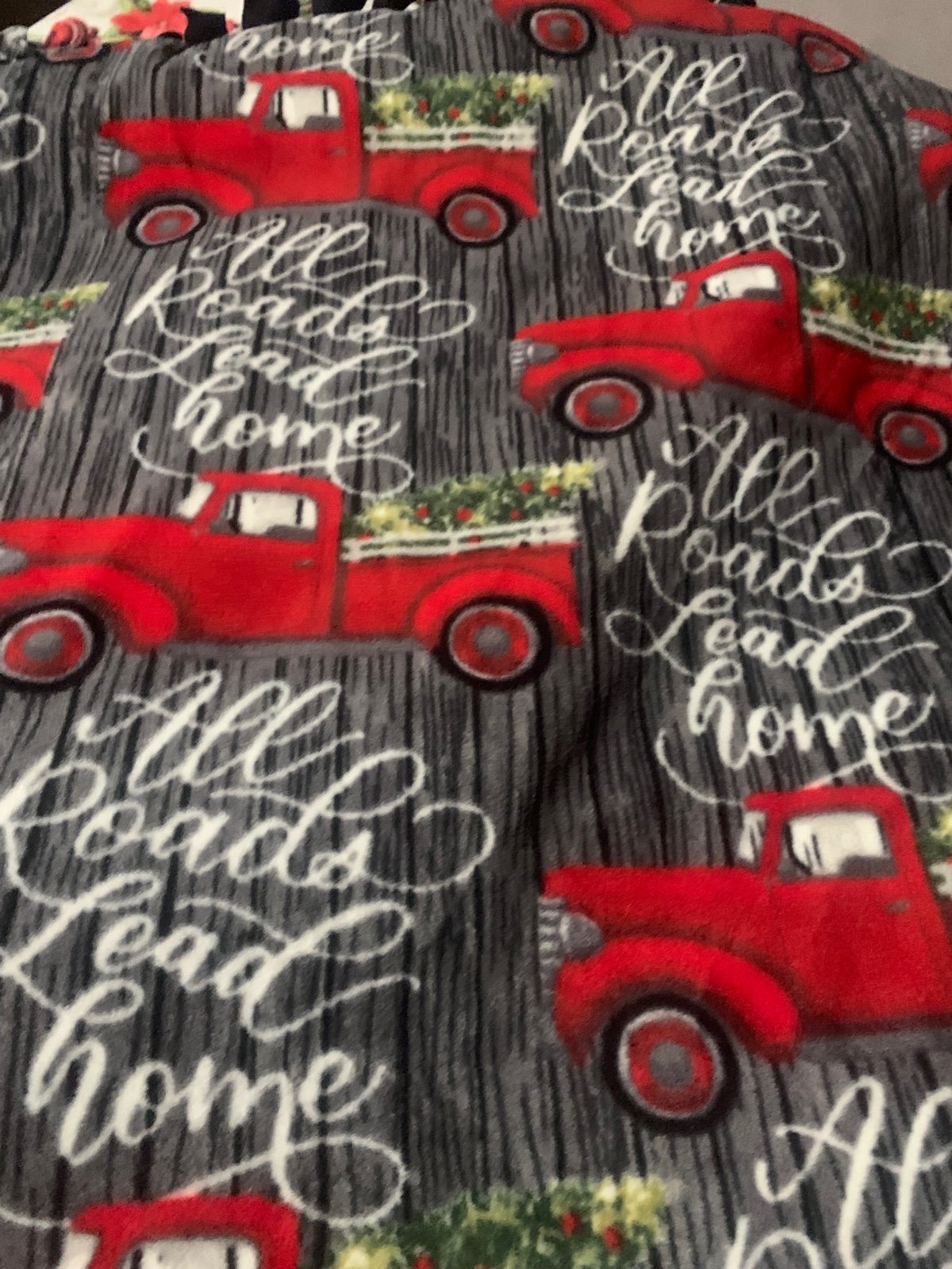 No Sew blanket, All Roads Lead to home, 72 x 60, 2 yards
