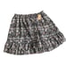 Scotch & Soda Womens Skirt Size 2 Nomadic Dreamers Ruffled Black Tan Red NEW