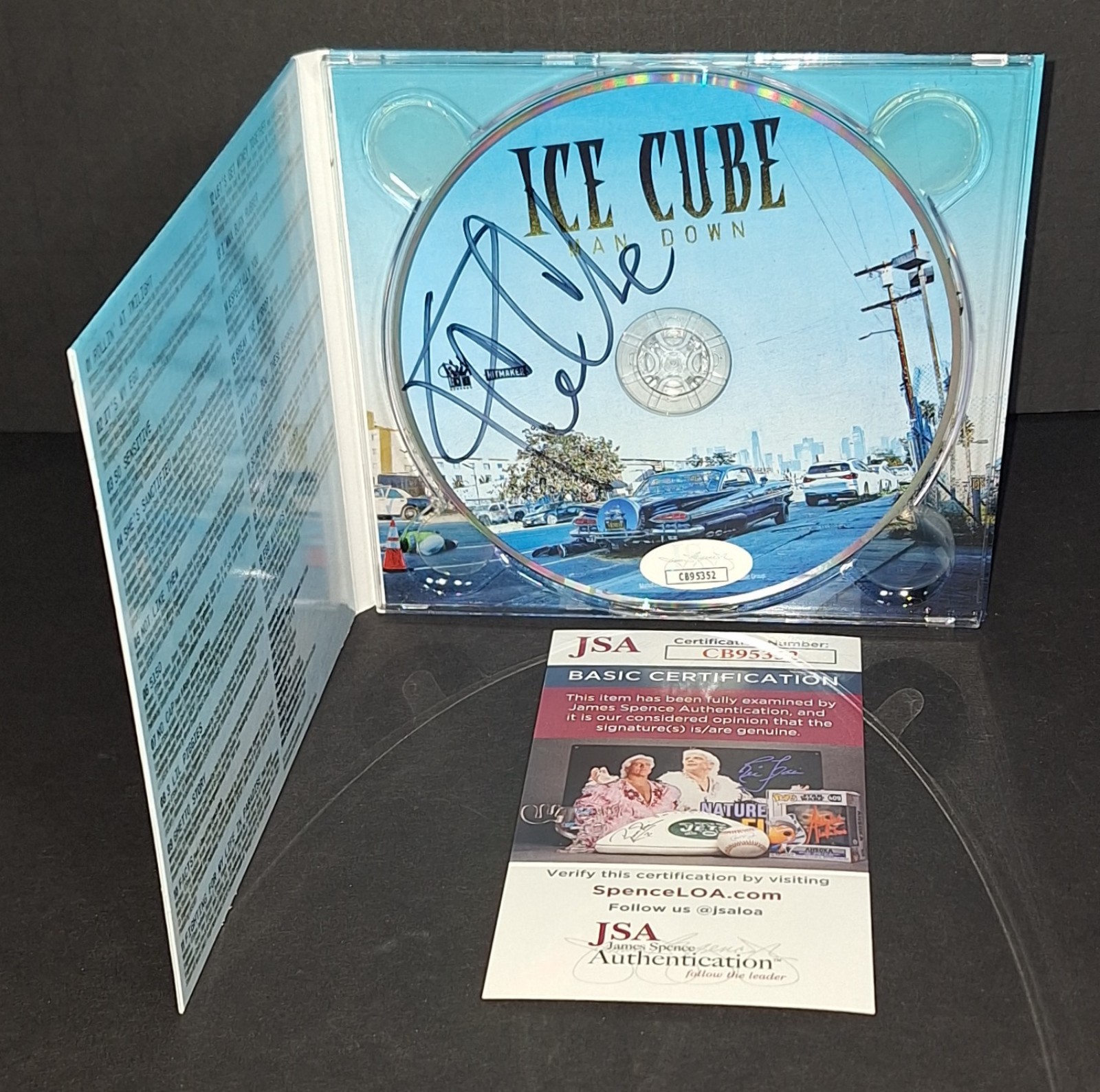 Ice Cube autographed CD JSA COA