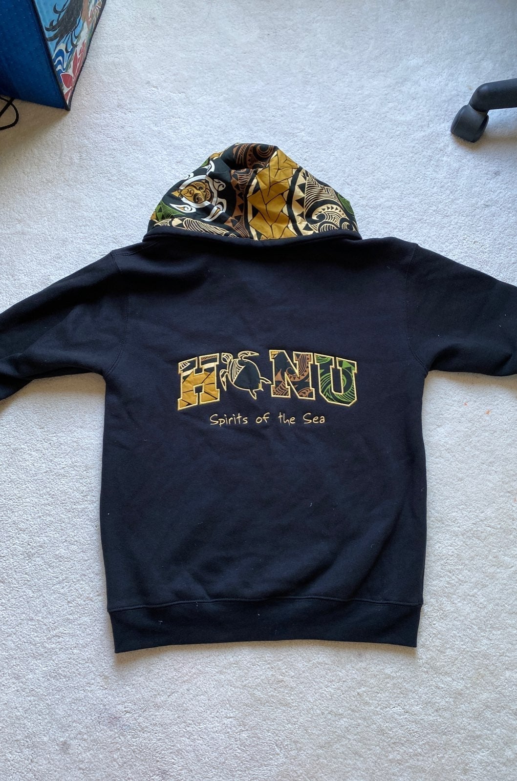 RARE HONU Hawaiian Zipper Hoodie (S)