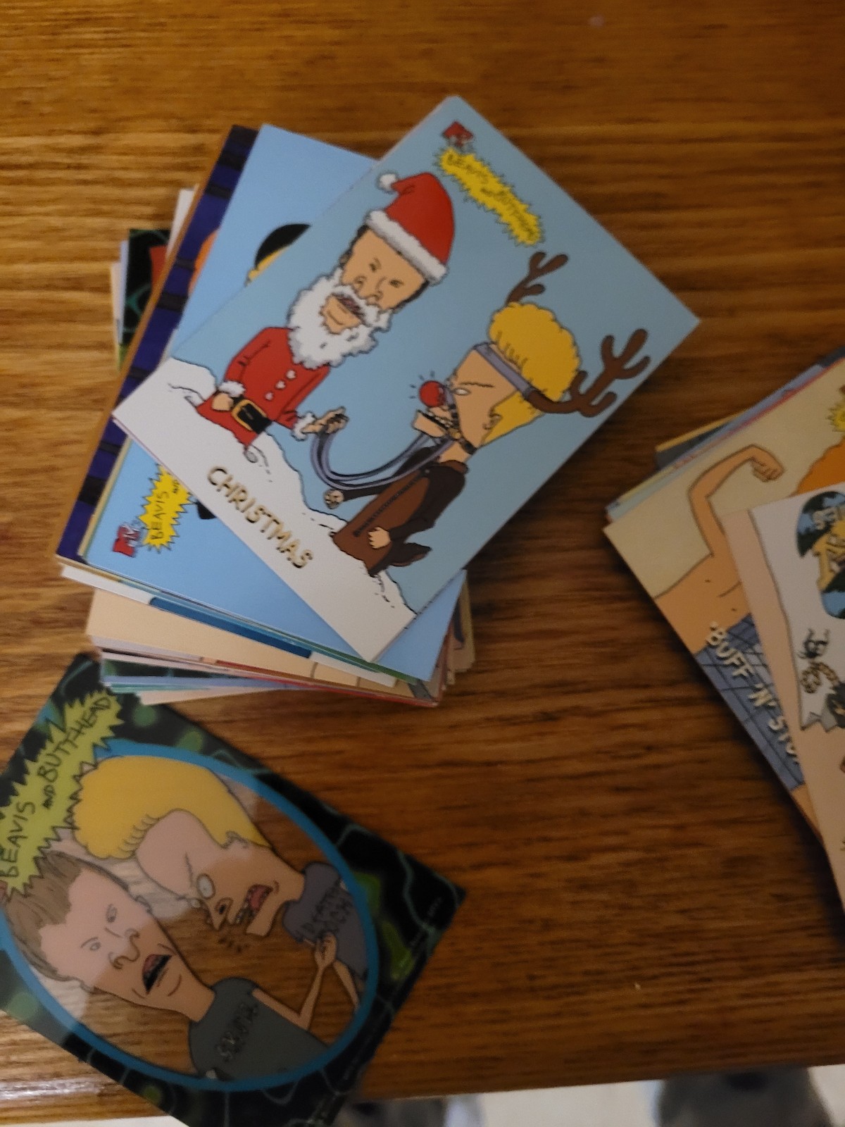 1994 Mtv Ultra Fleer Beavis and Butthead trading cards!!!! Full Collections.