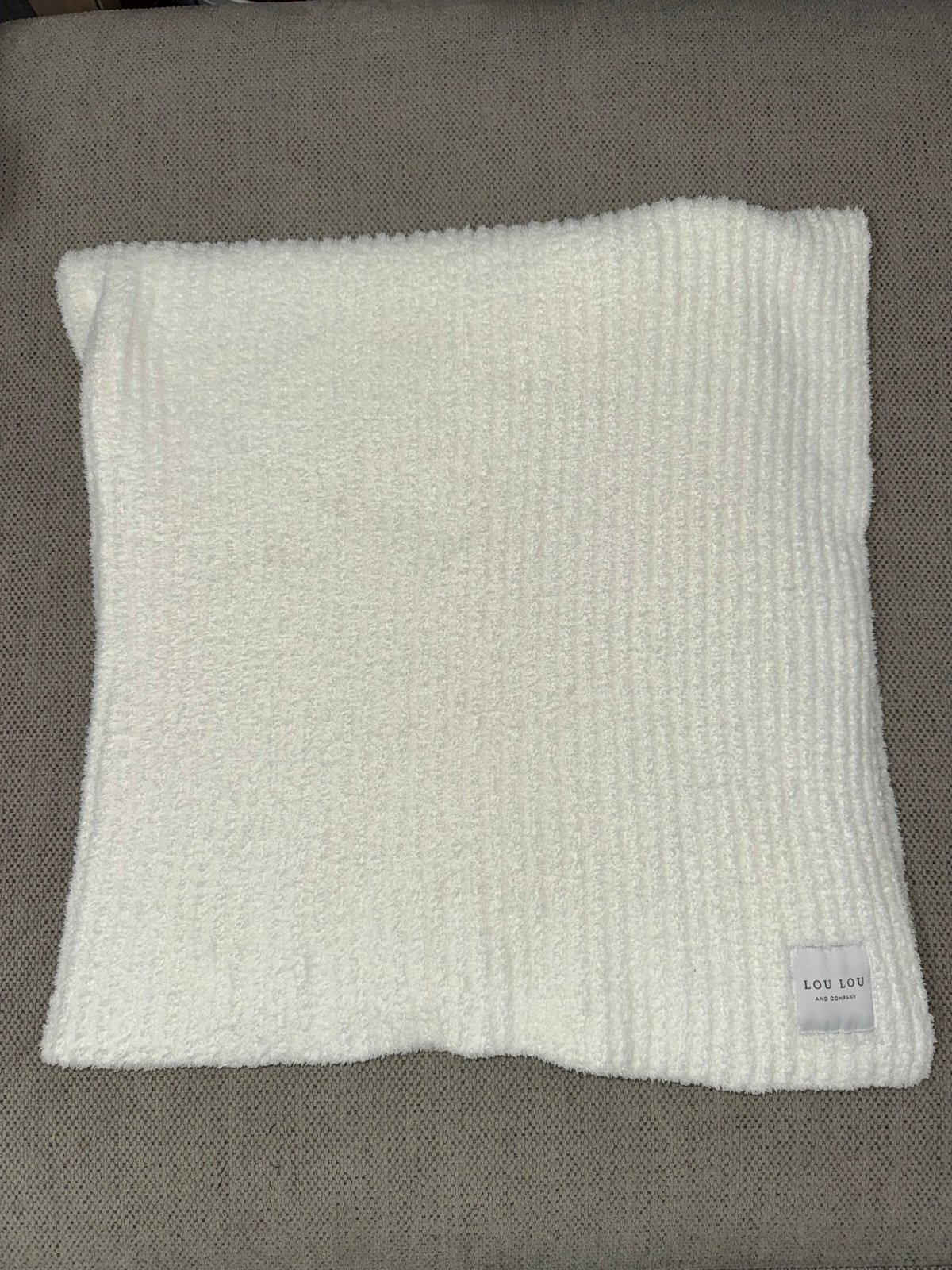 Lou Lou & Company large chenille blanket