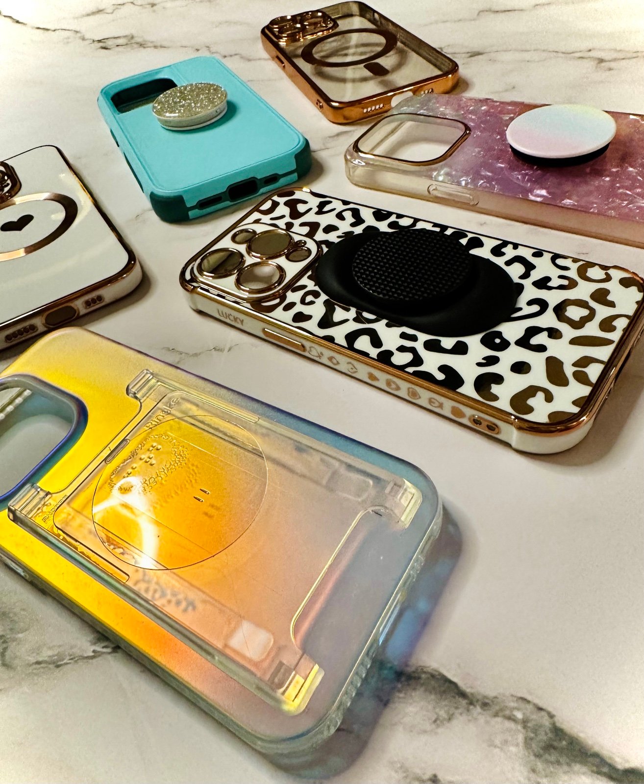 iPhone 14 Pro (6.1”) Protective Covers + Case [& Accessories] Bundle of 6