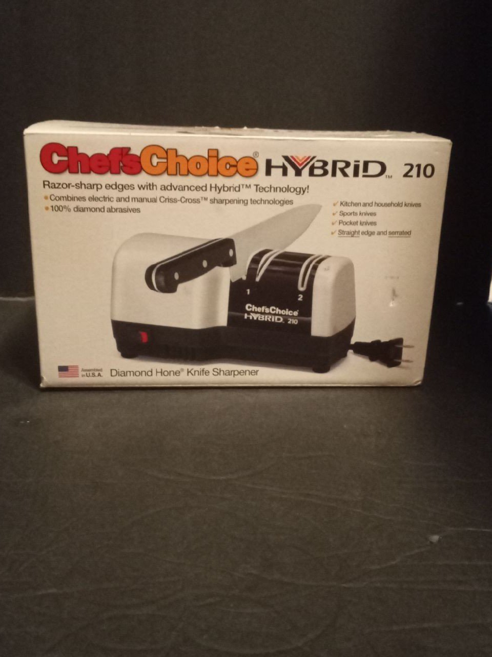 Chefs Choice 210 Hybrid knife sharpener