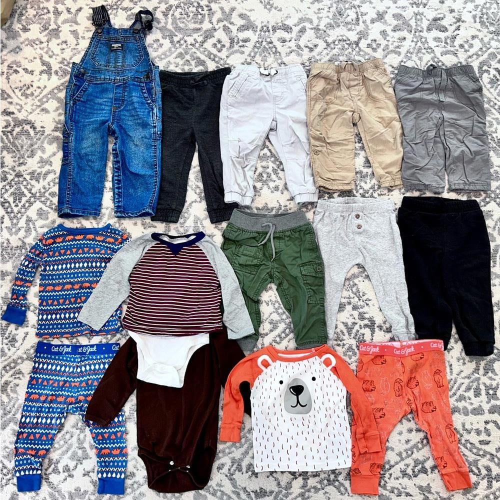14 Piece Baby Boy Size 12-18M Fall/Winter Bundle