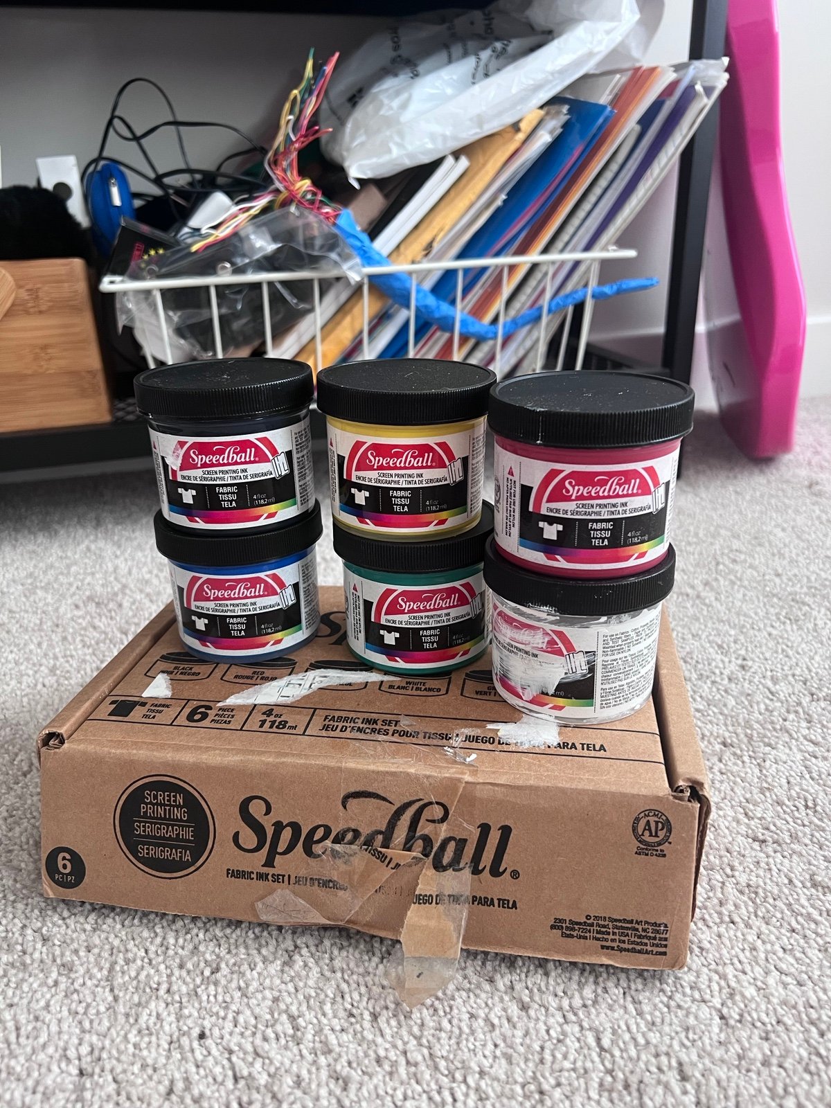Screen printing ink