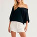 NWT Free People Womens size medium black oversized Santa Clara Thermal