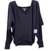 NWT Free People Womens size medium black oversized Santa Clara Thermal