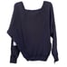 NWT Free People Womens size medium black oversized Santa Clara Thermal