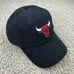Chicago Bulls Hat 47 Hitch Strapback Crosstown Black Corduroy Bull Sidepatch Cap