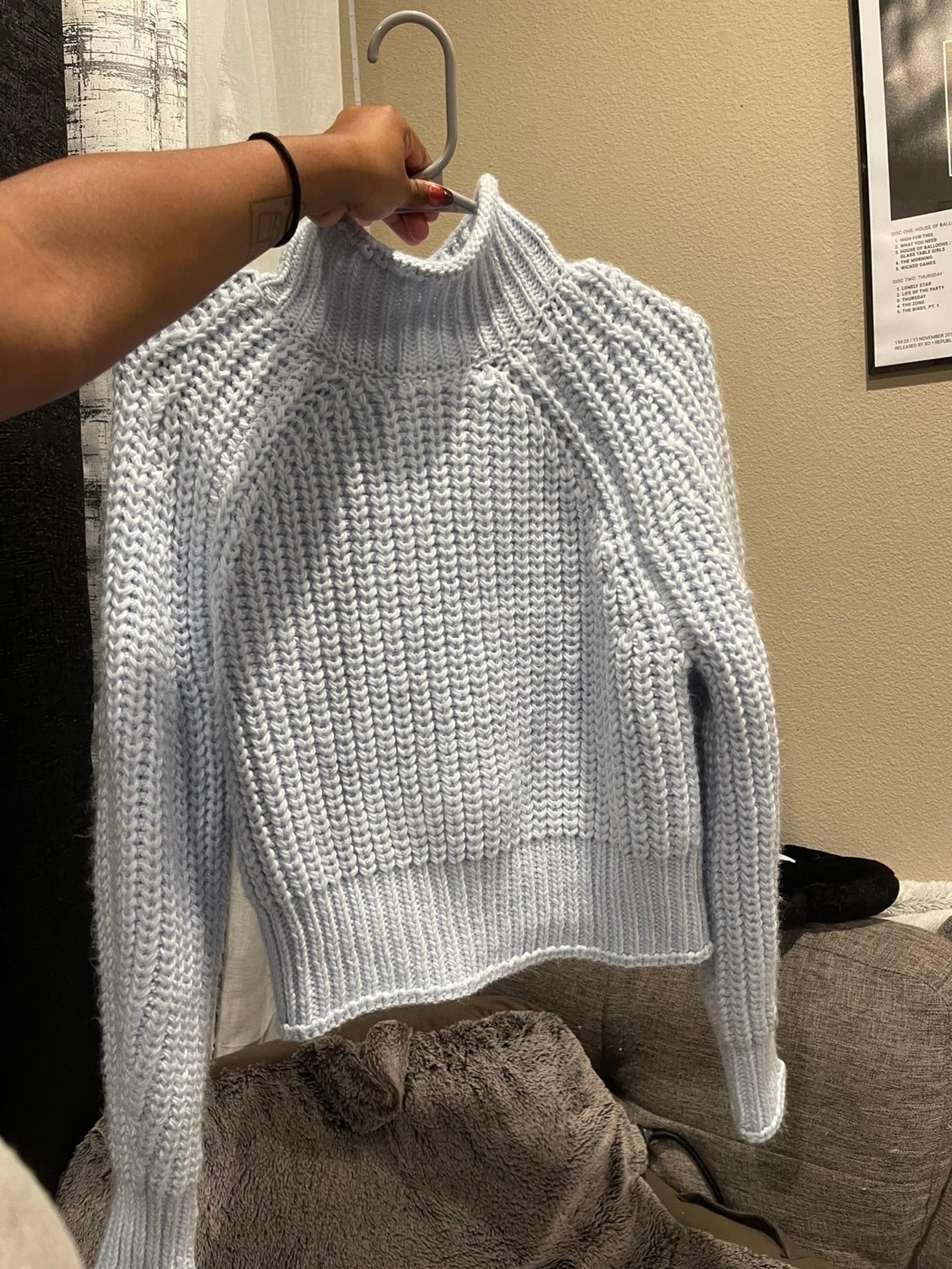 Light Blue Turtleneck knit H&M