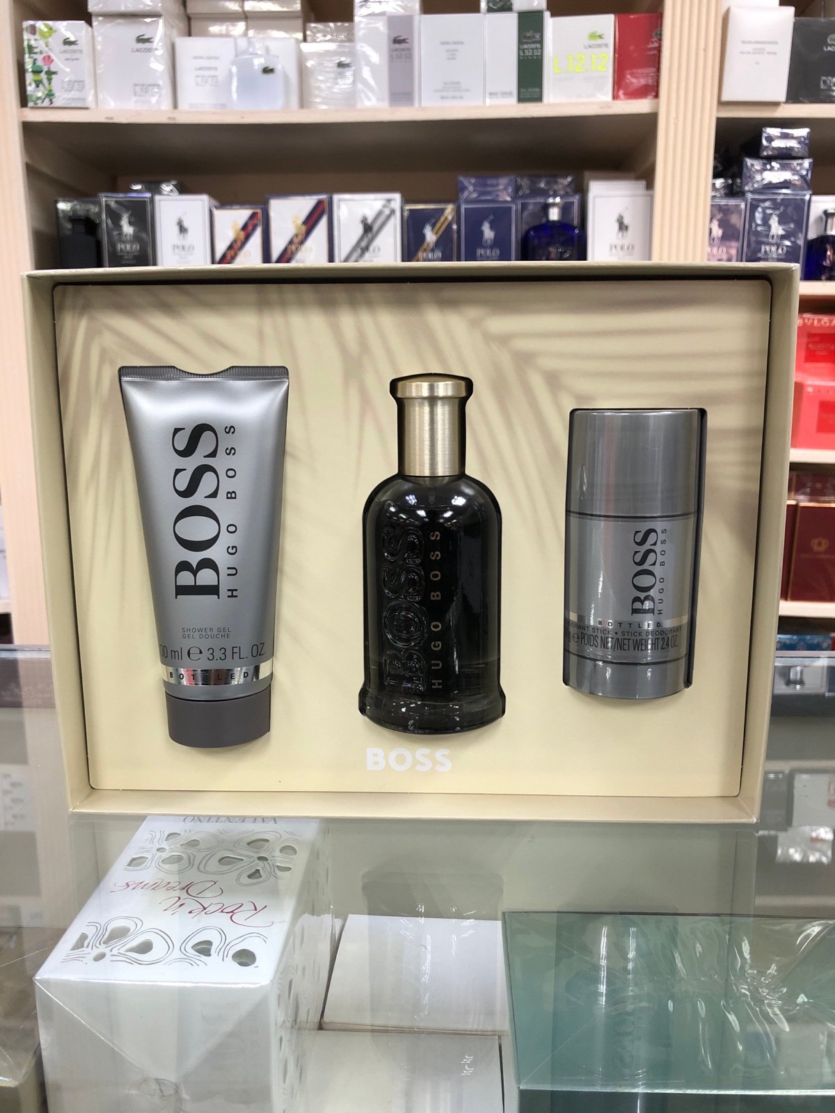 Boss Bottled Eau de Parfum 3pcs Giftset for Men by Hugo Boss