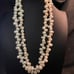 Vintage real waterdrop pearls necklace singed