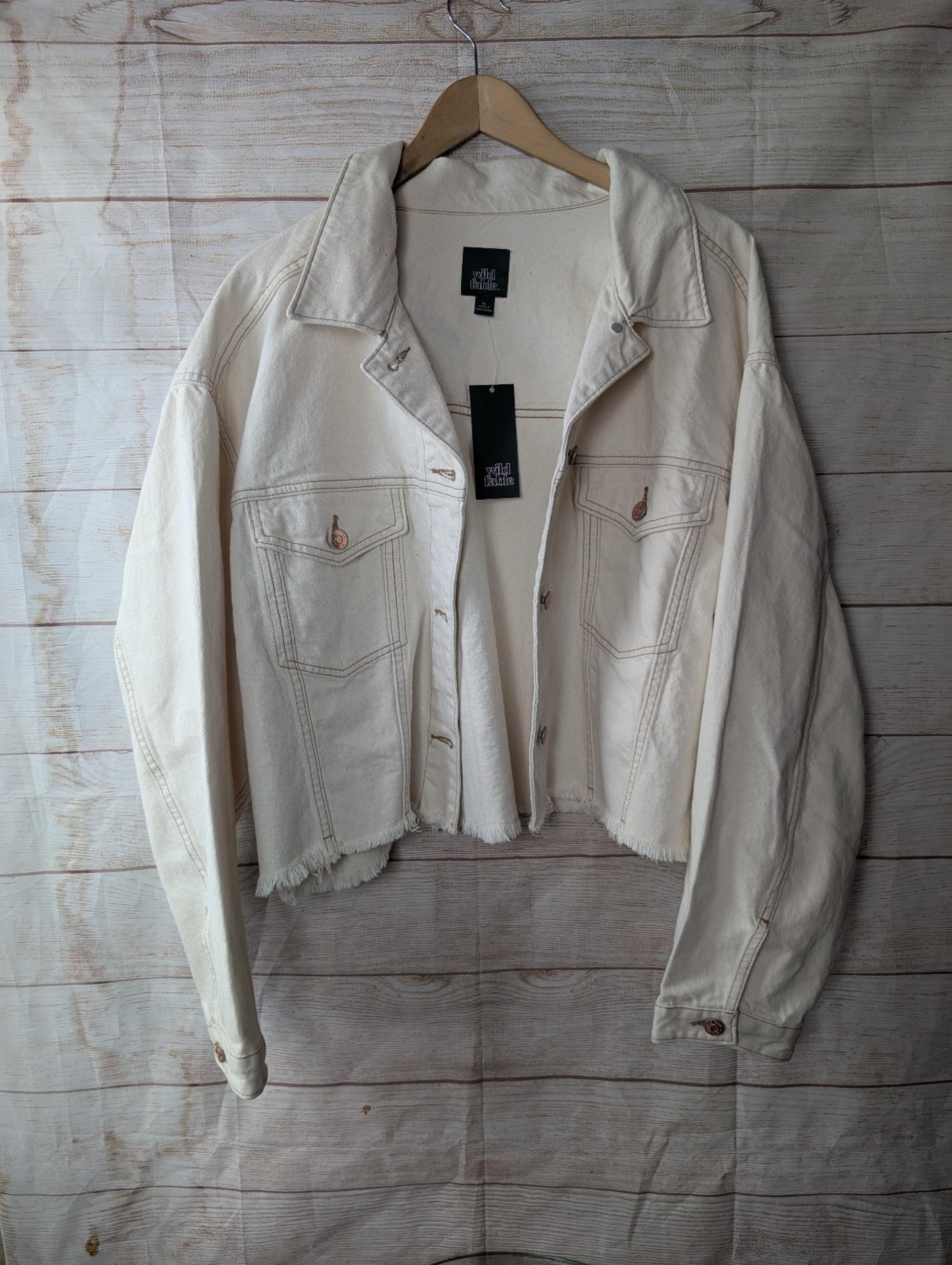 Wild Fable | Cream Jean Jacket NWT
