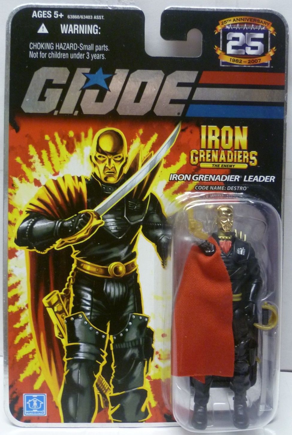 G.I.Joe IRON GRENADIERS LEADER DESTRO